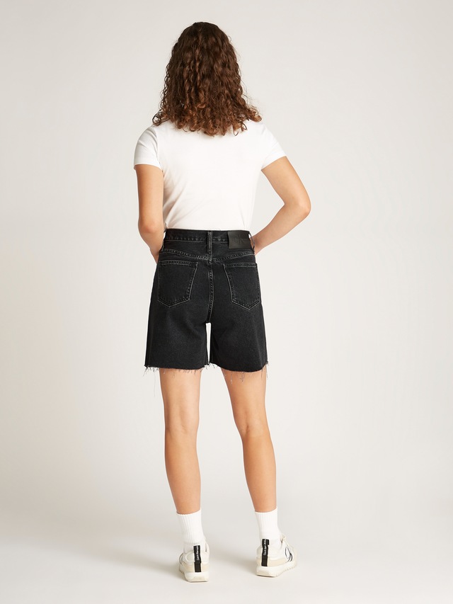 Calvin Klein Jeans Bermudas »BERMUDA SHORT«  mit Fransensaum