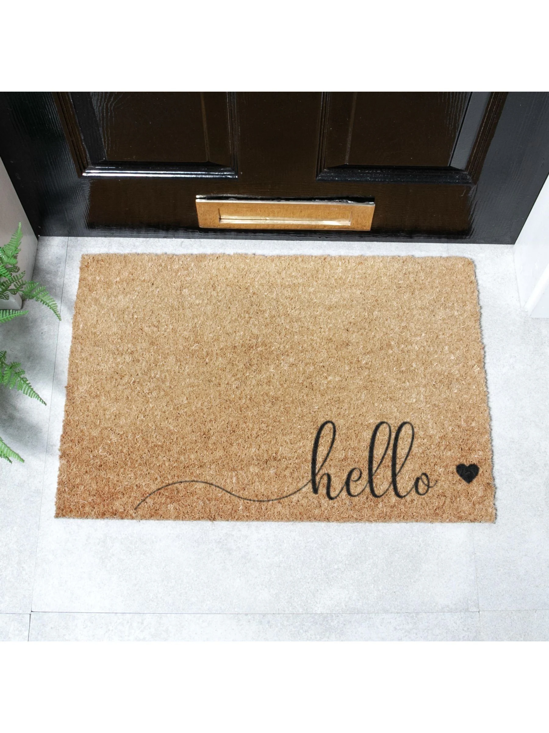 Artsy Mats Hello Scribble Hart Deurmat