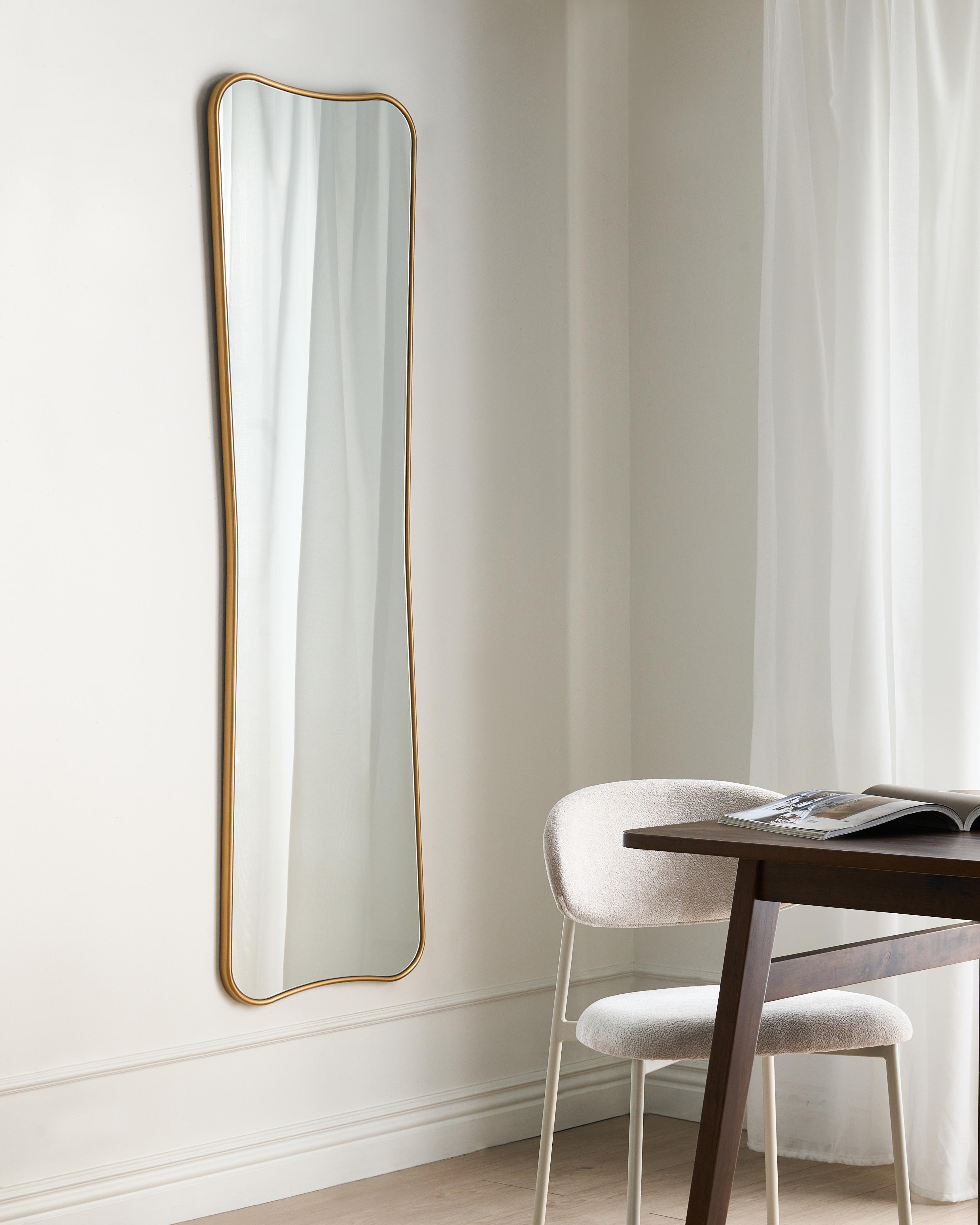 Wandspiegel BRIEUC 50 cm 160 cm Goud