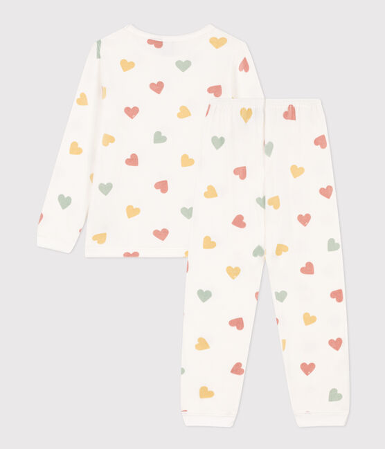 Pyjama cœur petite fille en velours