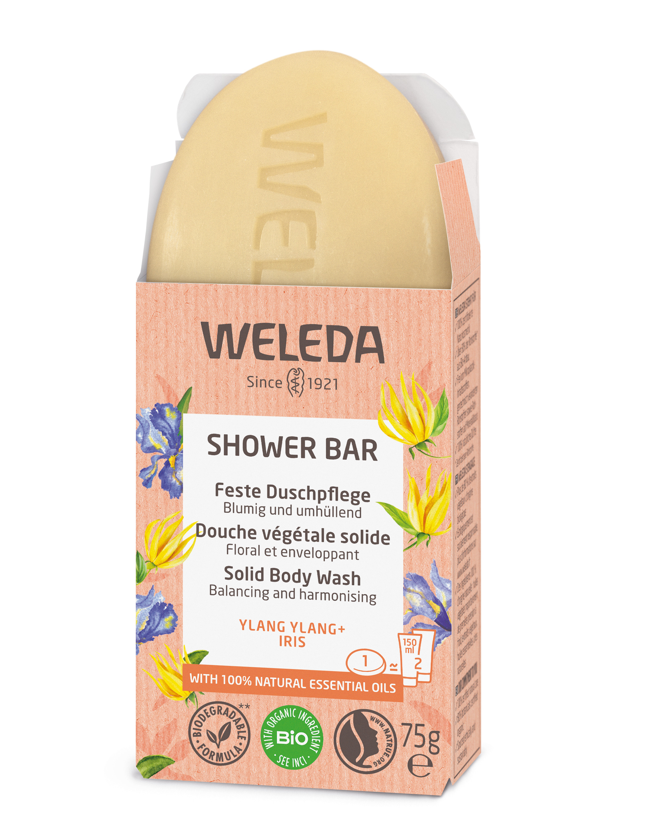 Weleda Feste Duschpflege fest Ylang Ylang Iris 75 g