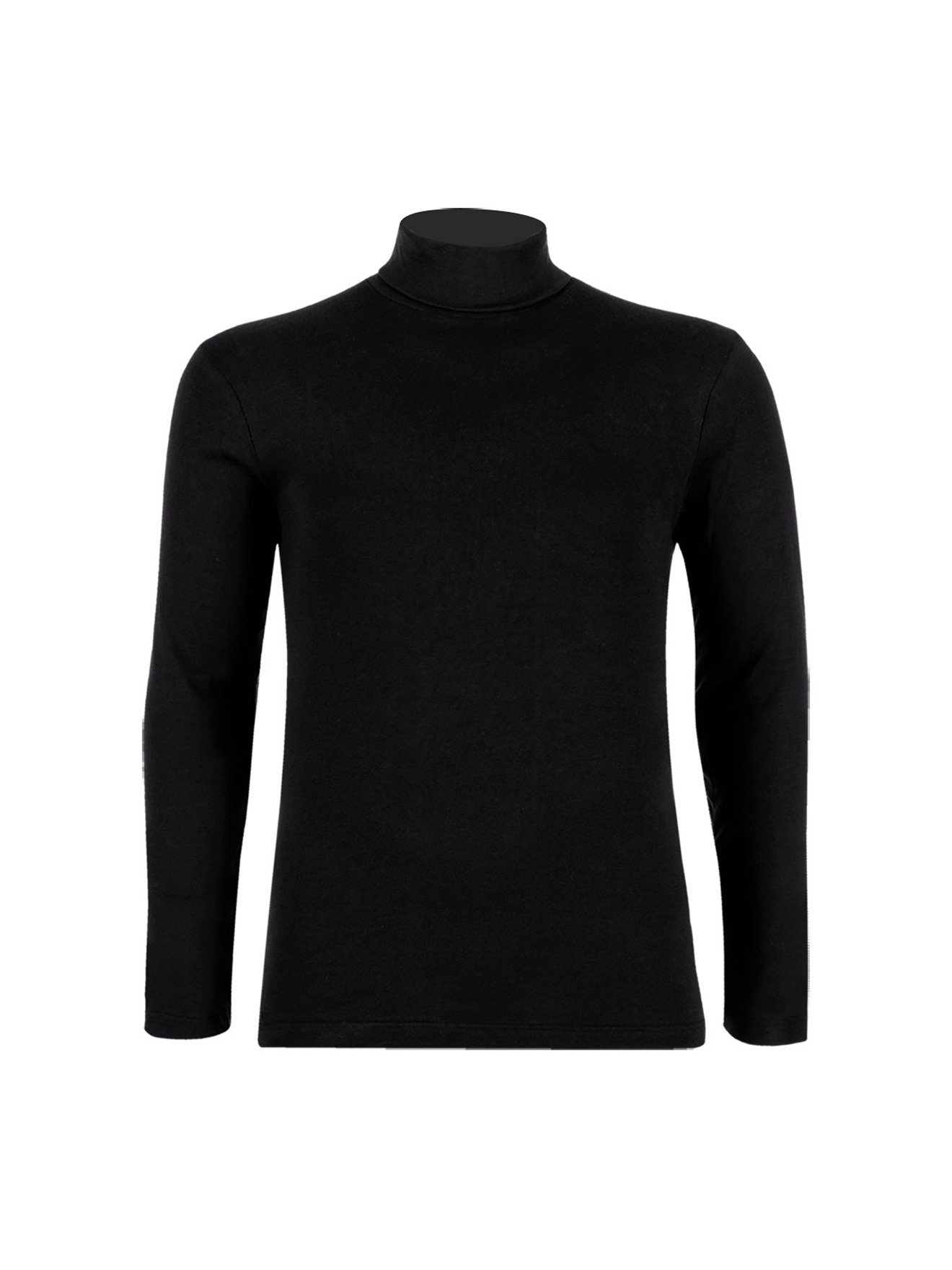 Tee-shirt col roulé pur coton