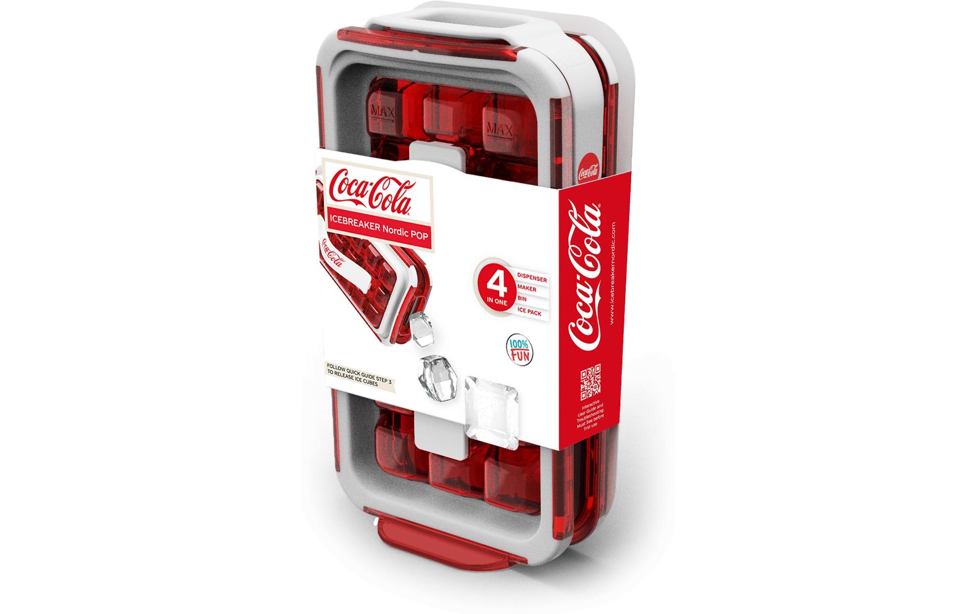 Eiswürfelform Icebraker Pop Coca ColaForm für 18 grosse Eiswürfel