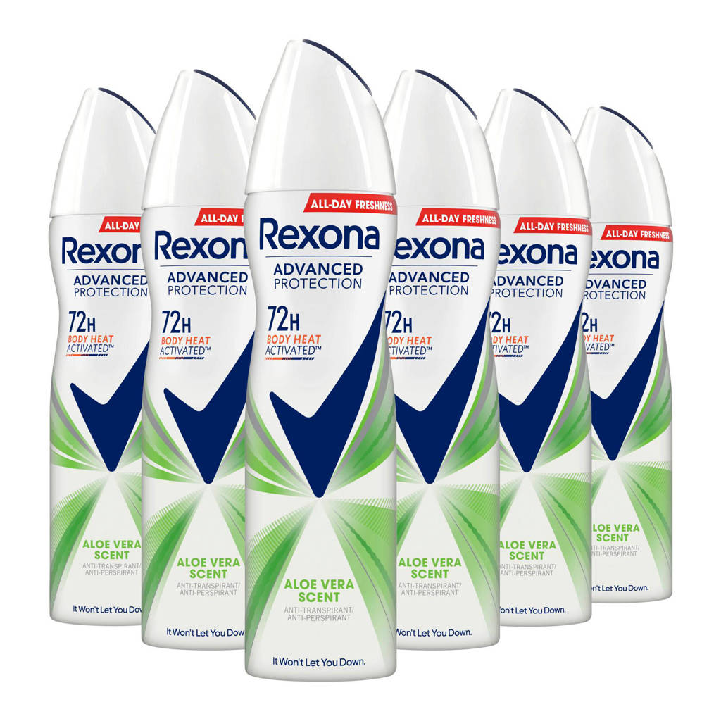 Goede dealAloë Vera anti-transpirant spray - 6 x 150 ml