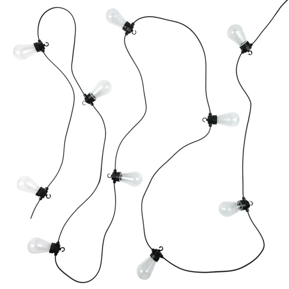 Home Deco Factory feestverlichting - 10 LED - gekleurd - 450 cm