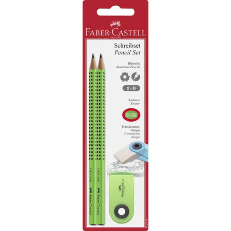 Faber-Castell Bleistift-Set Mini Sleeve, sortiert