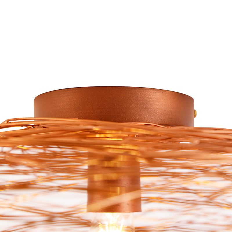 Design plafondlamp koper ovaal - Sarella