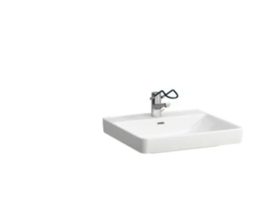 Laufen Pro Liberty handicapvask 60 x 55 cm til montering på bolte & med hanehul og overløb