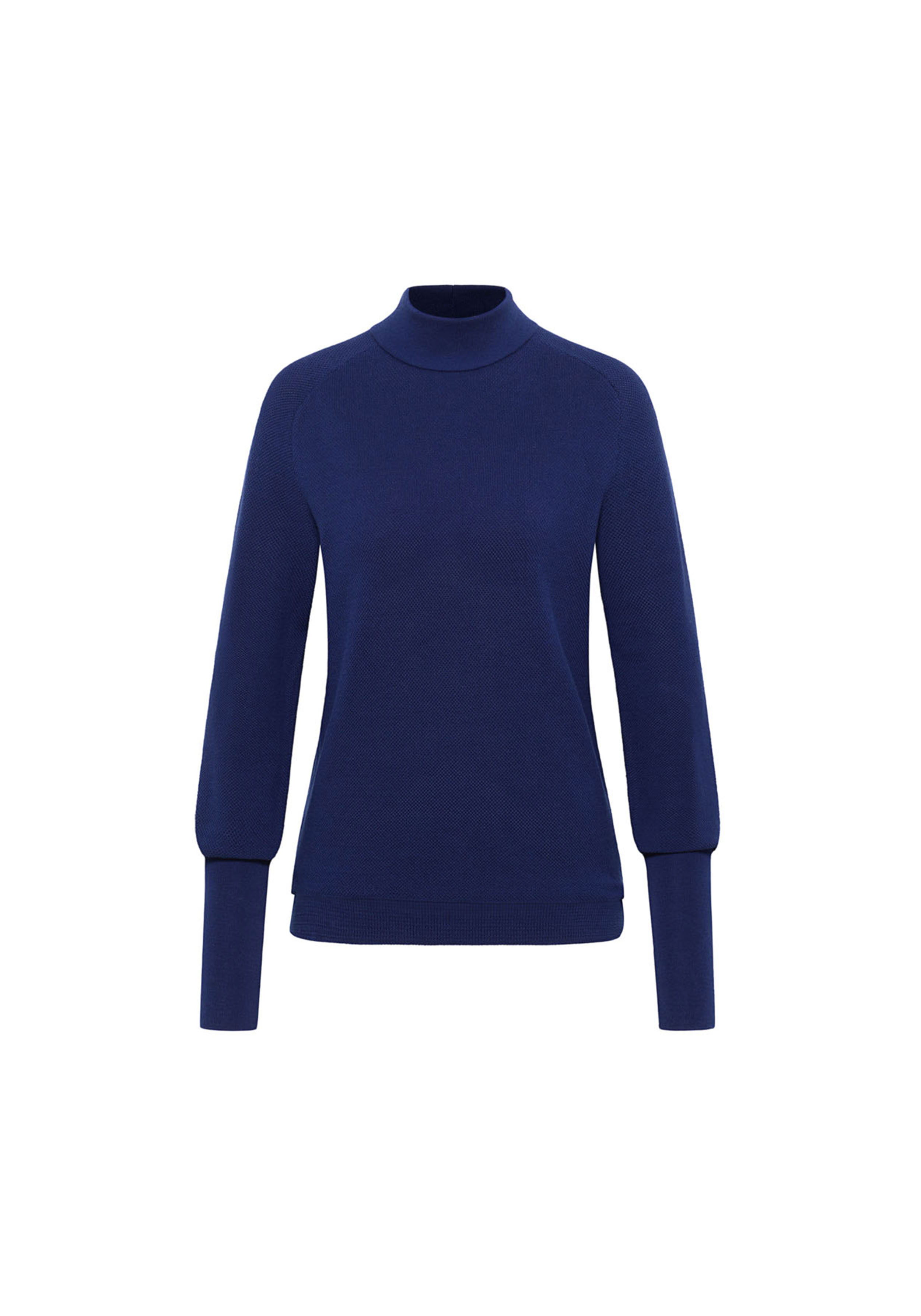 Lanius Rollkragenpullover Purple Blue