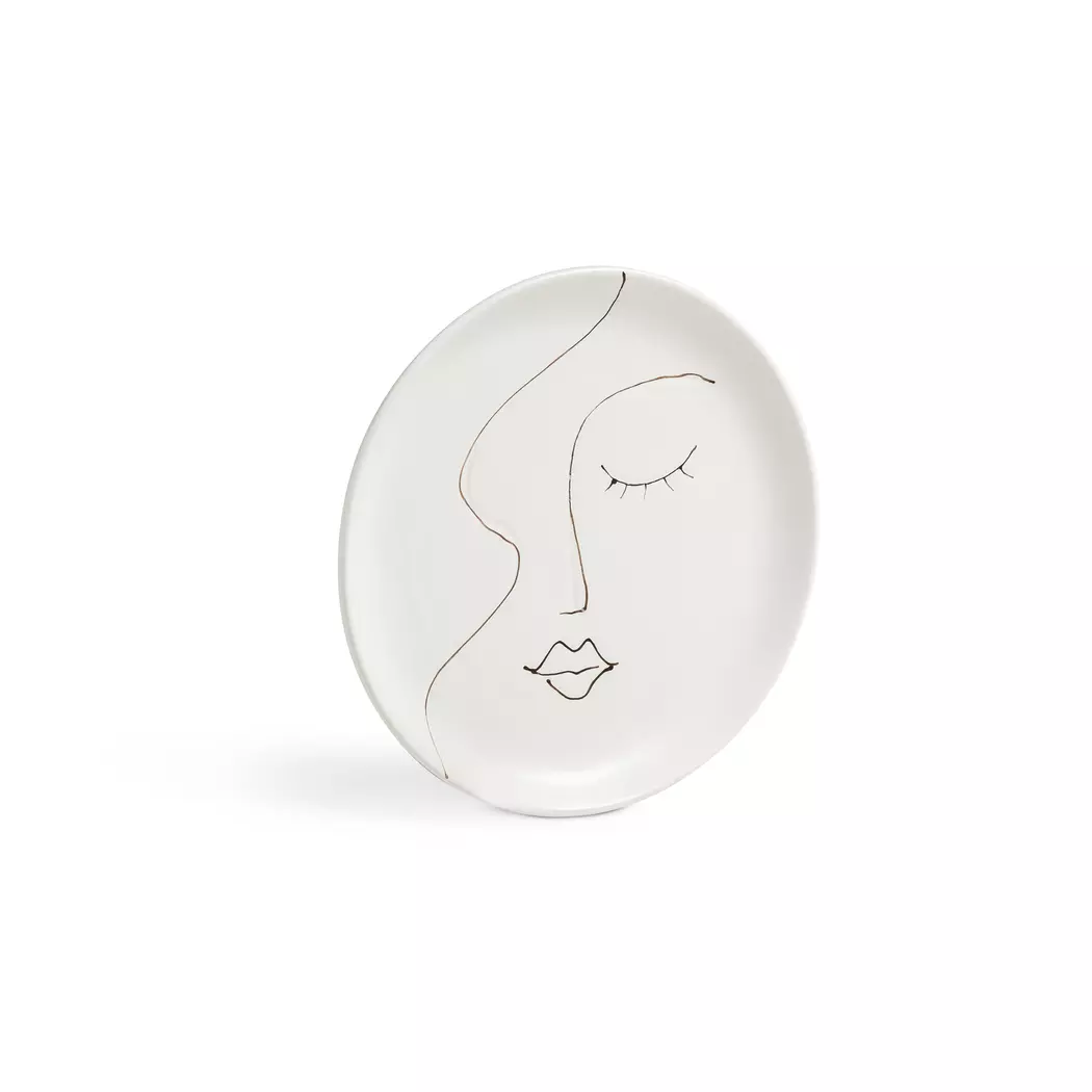 Deko-Teller Gesicht Ø 25 cm