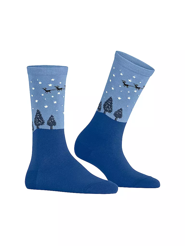 BURLINGTON Damen Socken SILENT NIGHT 36-41 yve blau
