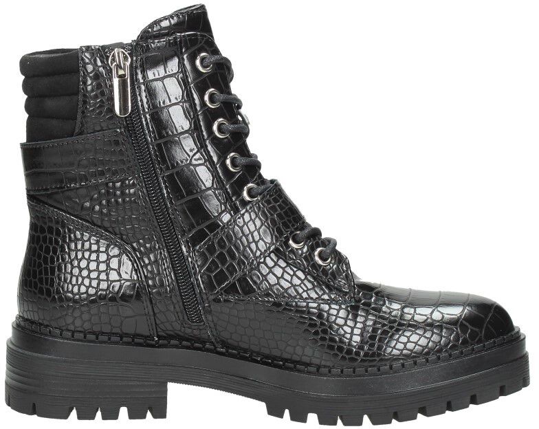 Sub55 Veterschoenen Hoog zwart