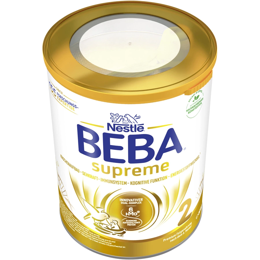 Nestlé BEBA SUPREME 2 Folgemilch 6x 800g nach dem 6. Monat
