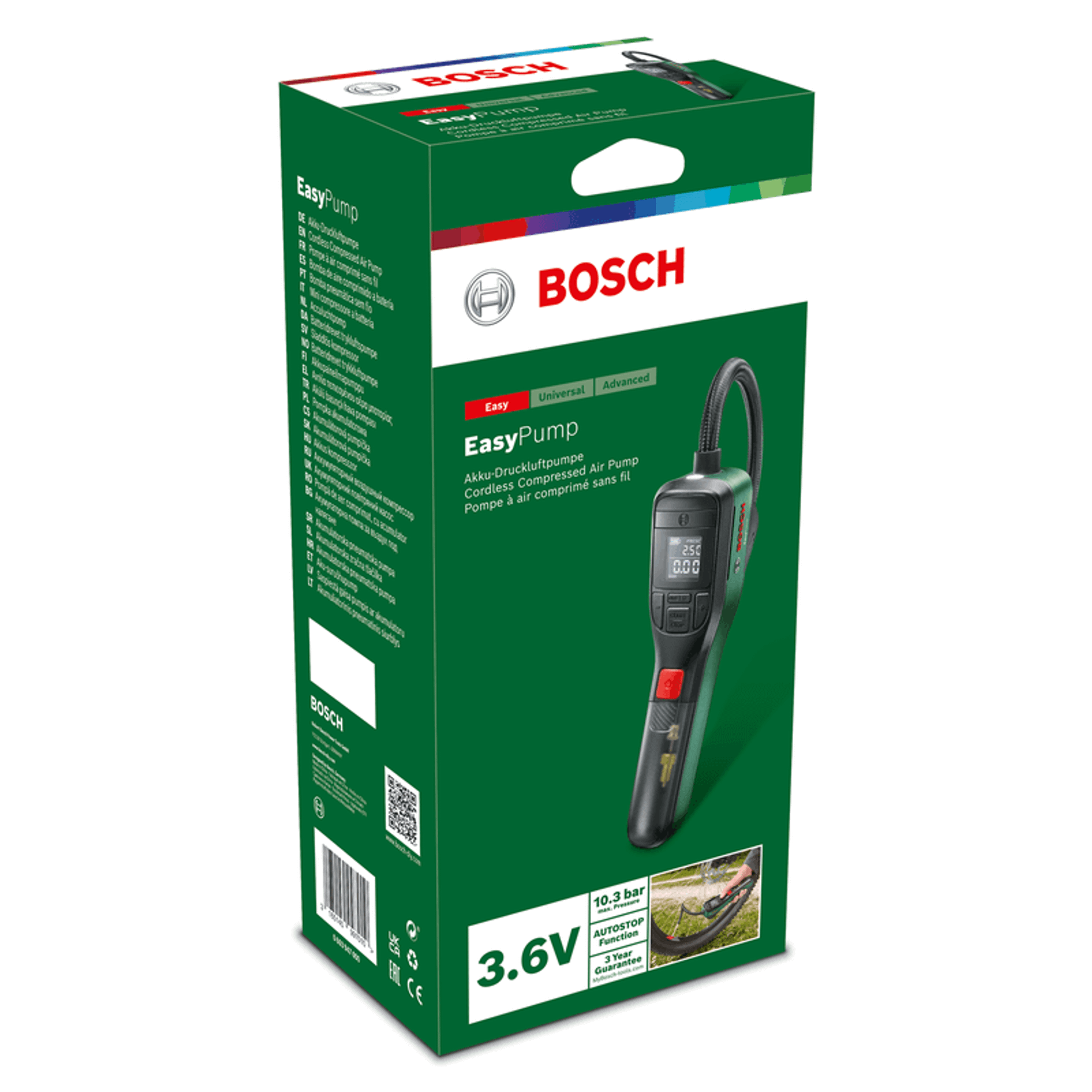 Bosch EasyPump Elektrische Fietspomp