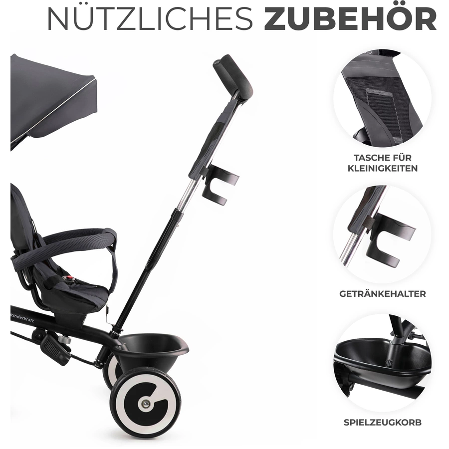 Kinderkraft Dreirad Aston, grau