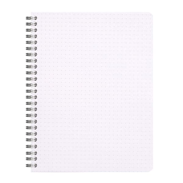 Spiralblock Svart A5+ Prickat Rhodia