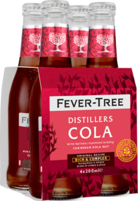 FEVER TREE DISTILLERS COLA 4-PACK 4X20CL