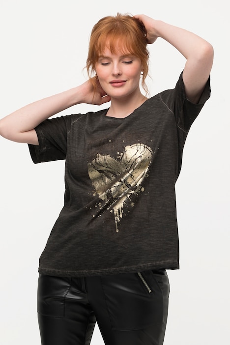 Trachten-T-Shirt, Hirsch, Classic, Rundhals, Halbarm