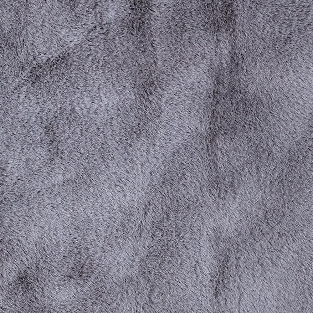 TAPIS IMITATION FOURRURE FIN GRIS 120X170CM