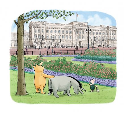 Winnie-the-Pooh Meets the King (Paperback)