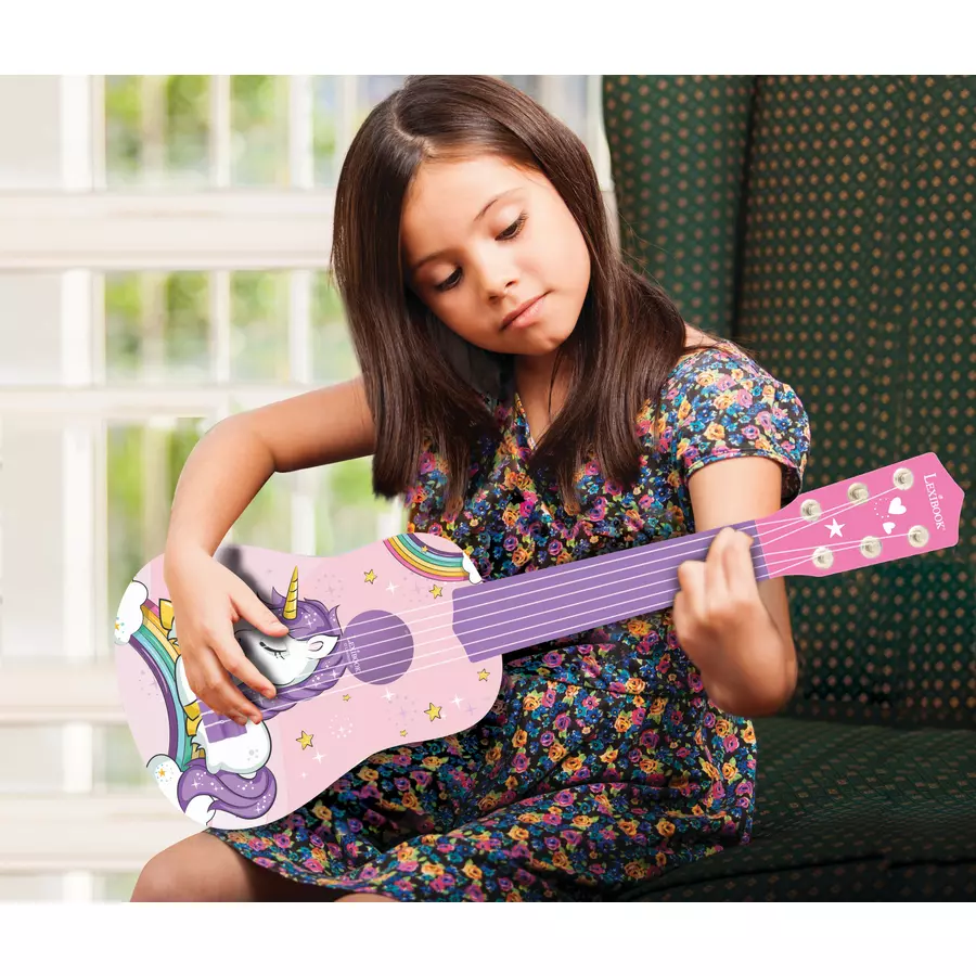 LEXIBOOK Einhorn - Meine erste Gitarre 53 cm