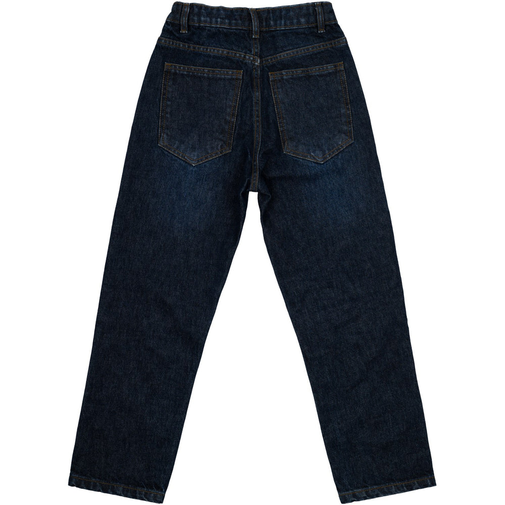 Køb The New Dark Blue Denim Marchall Loose Fit Jeans