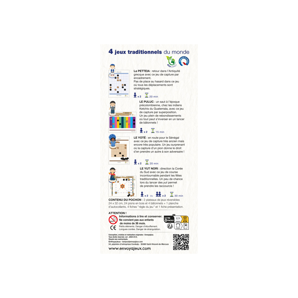 4 jeux traditionnels du monde