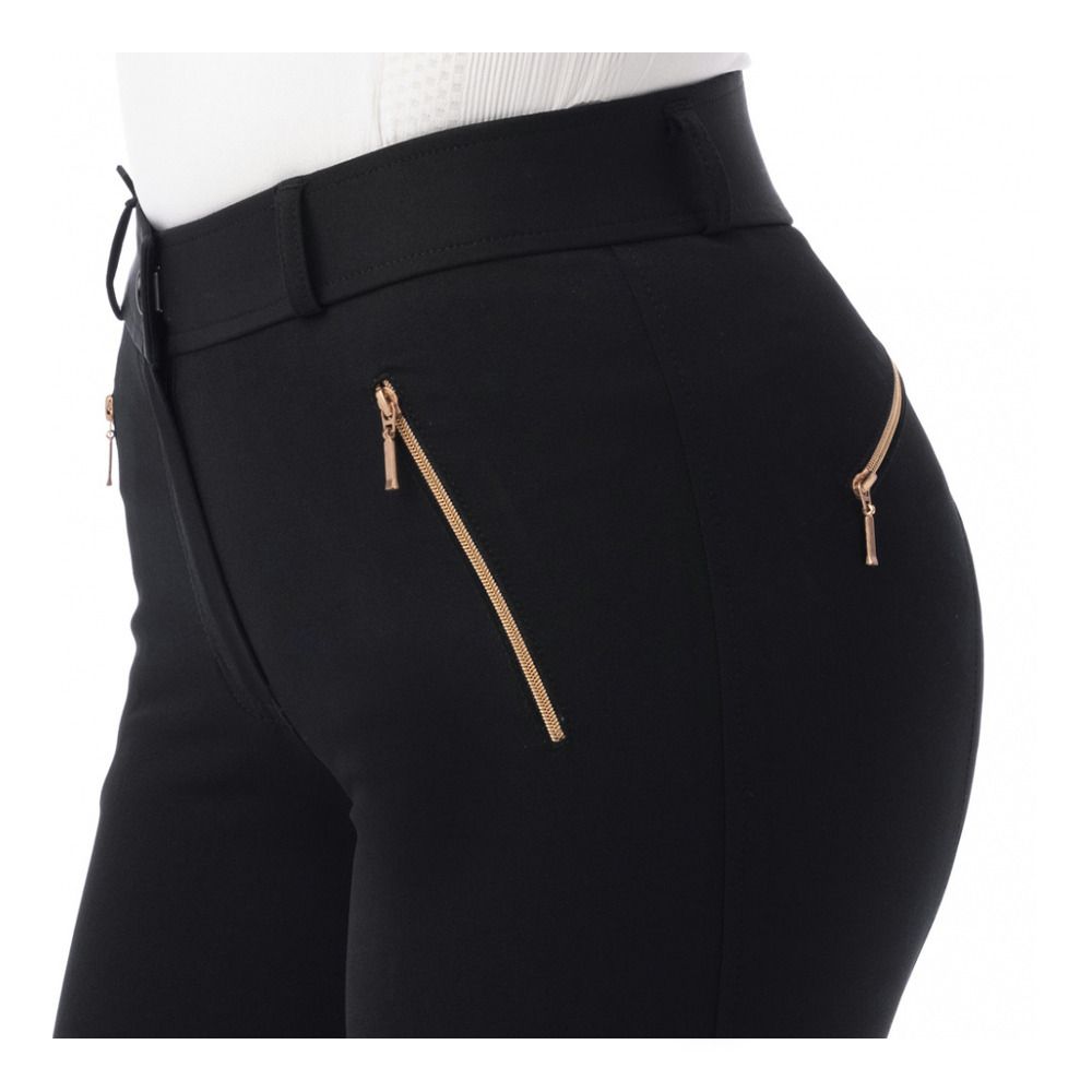 Equitheme KENYA - Pantalon siliconé Femme noir
