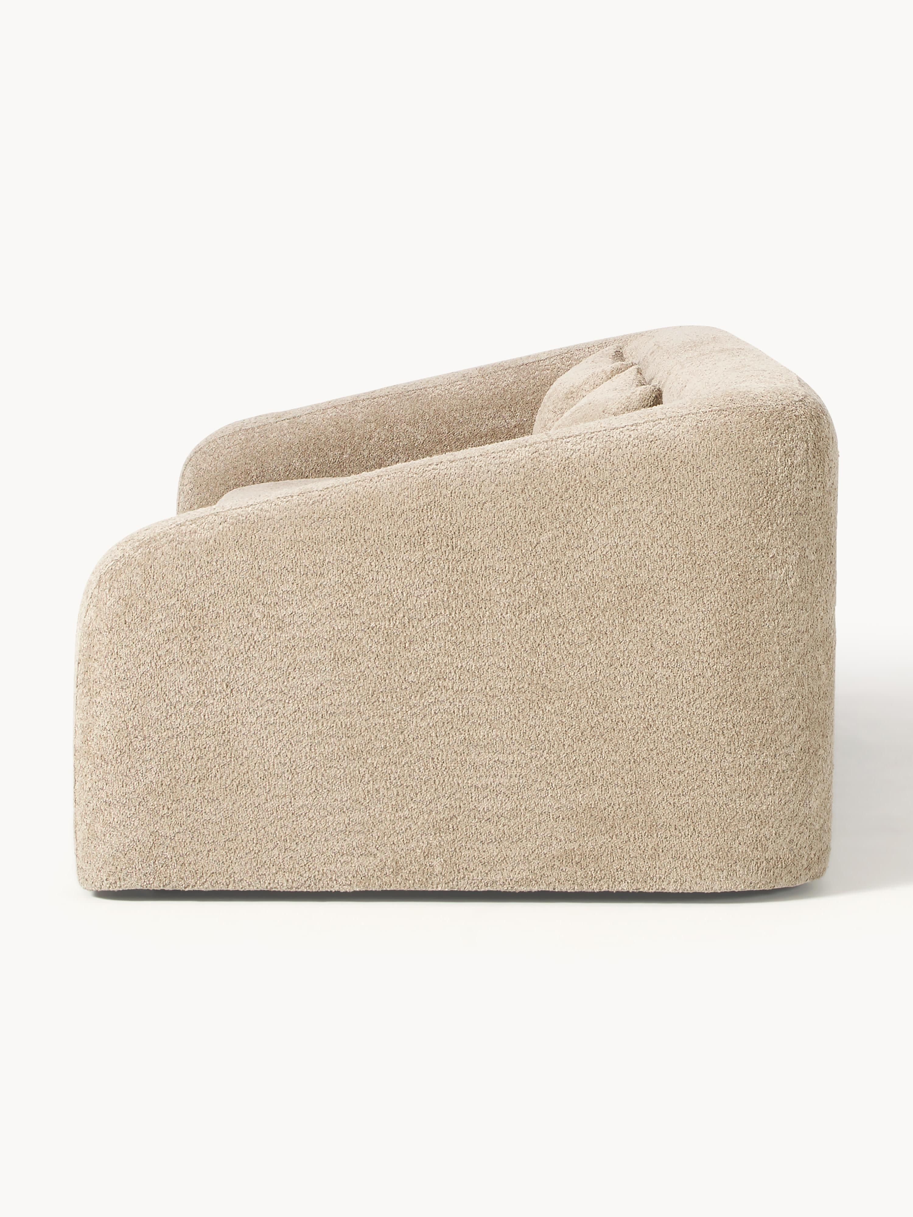 Slaapbank Eliot (3-zits) uit teddy-bouclé