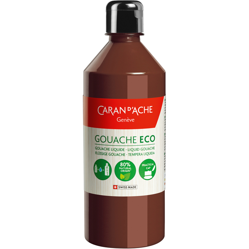 Caran d'Ache Gouache Eco, 500 ml, siena gebrannt, 1 Stück