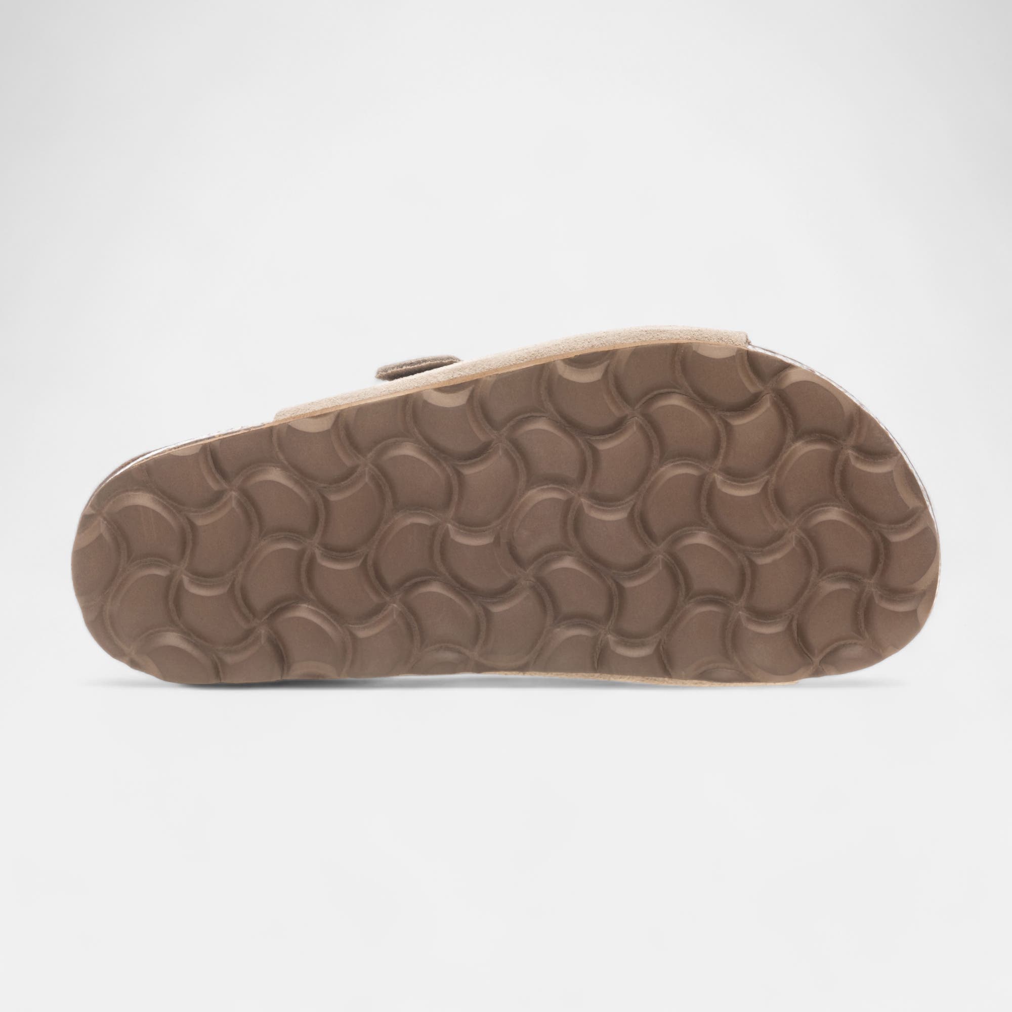 Mules semelle liège Fille en cuir beige