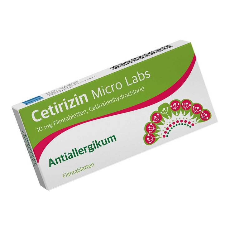 Cetirizin Micro Labs 10 mg Filmtabletten, 100 St