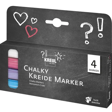 KREUL Chalky Kreidemarker 4er Set