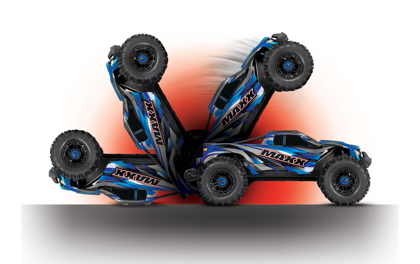 Monster Truck WideMAXX, 4WD, Gelb 1:10, ARTR<br>Verbreiterte Version des 4WD Brushless Truck «Maxx»