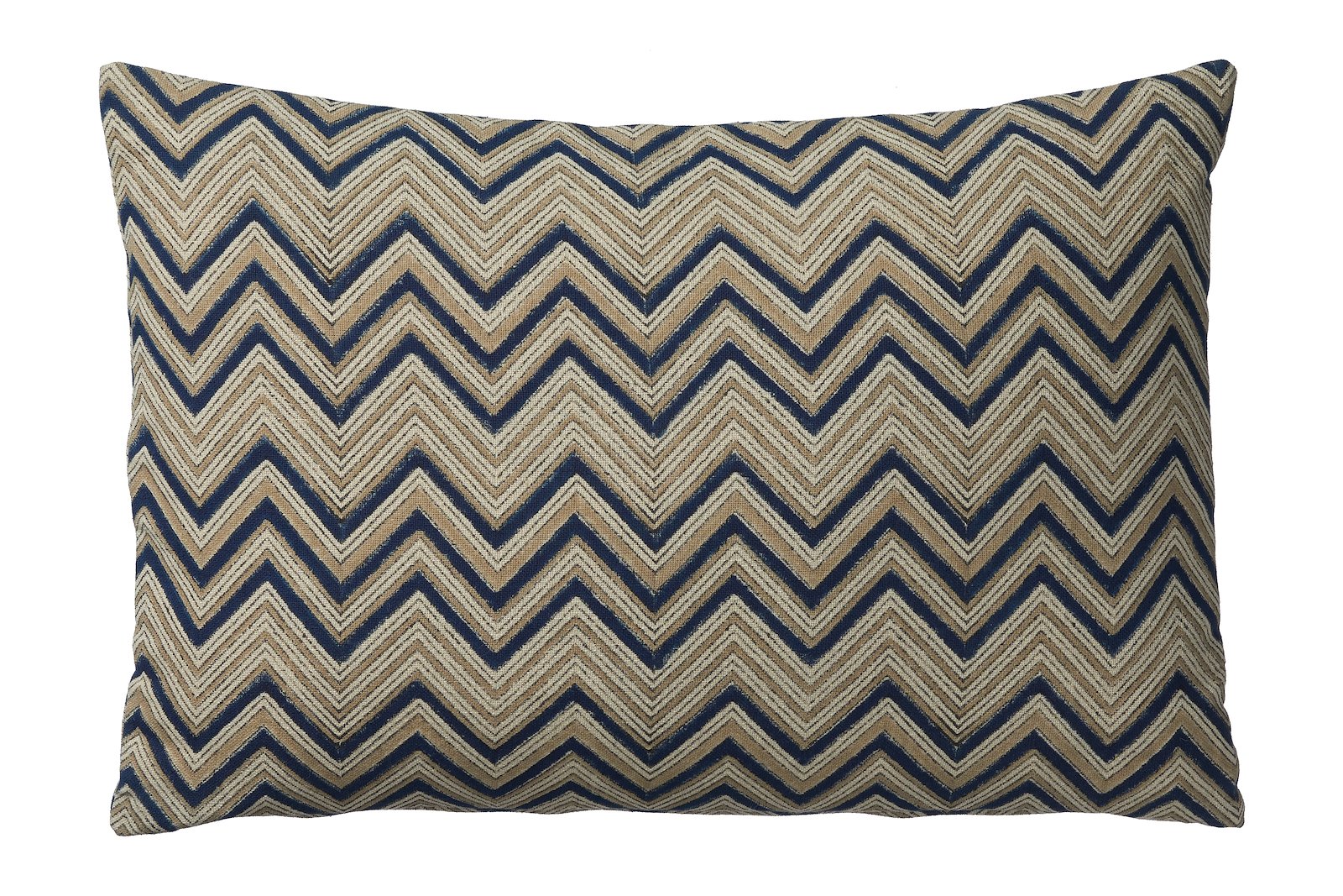 Cindy putetrekk Beige/brun og blå 40x60 cm