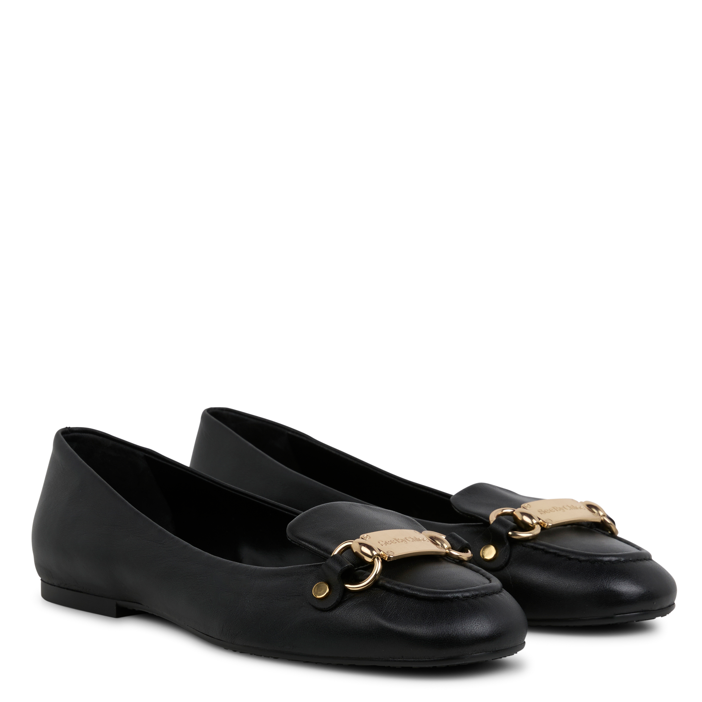 SIGNATURE 1 - Ballerines en cuir | Noir