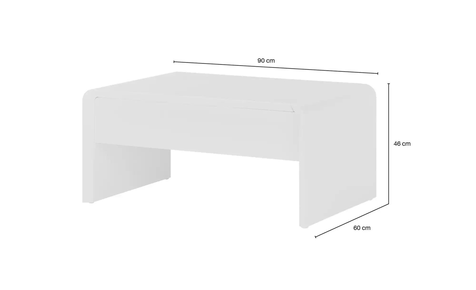 Couchtisch mit Funktion Ponza