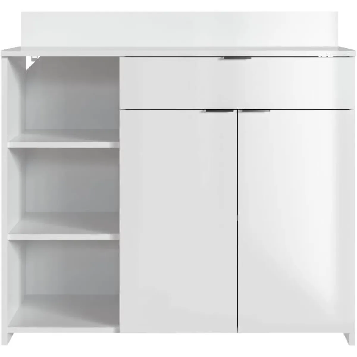 TBS Buffet de Cuisine - Mélaminé Blanc