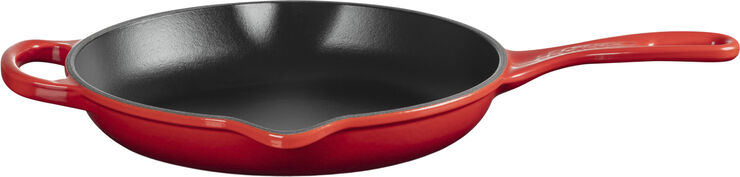 Le Creuset Stegepande i støbejern 23cm Cerise Støbejern