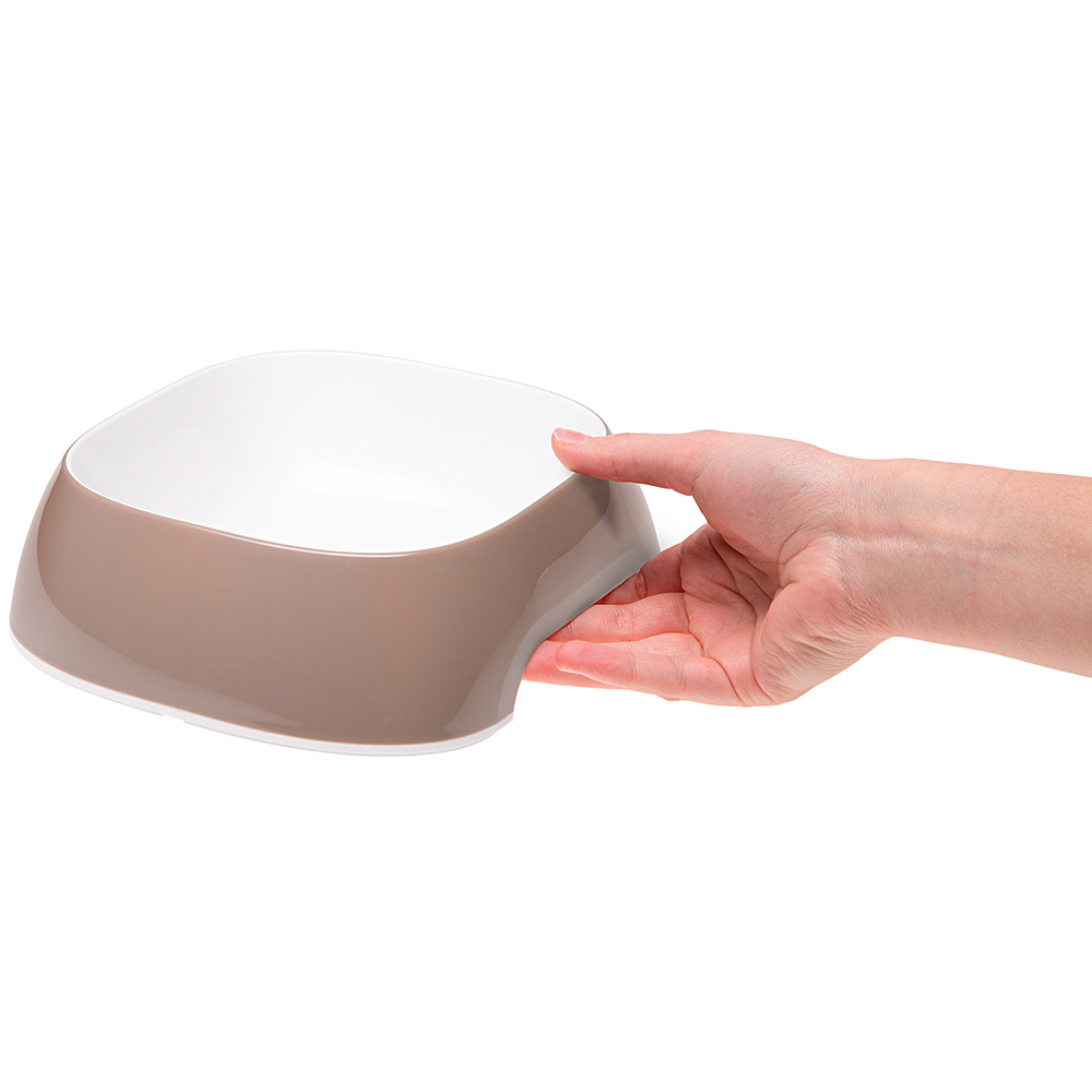 Gamelle glam medium ferplast chiens chats en plastique coloré 0,75 litre antidérapant
