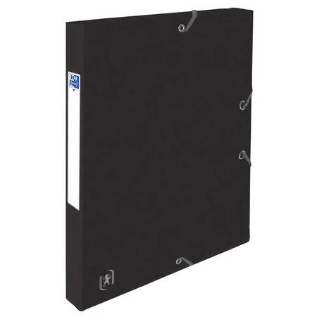 Oxford Sammelbox TOP FILE+, A4, Rückenbreite 25mm, aus 425 g/m² karton, schwarz
