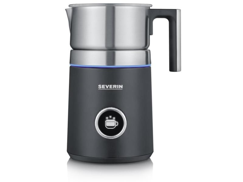 Severin Milchschäumer SM 3587 Silber/Schwarz Induktions-Milchaufschäumer
