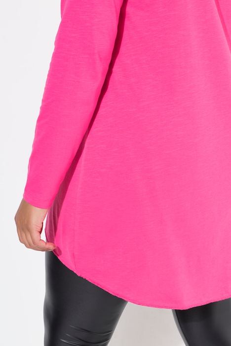 Longshirt, bequeme Passform, Rundhals, Langarm