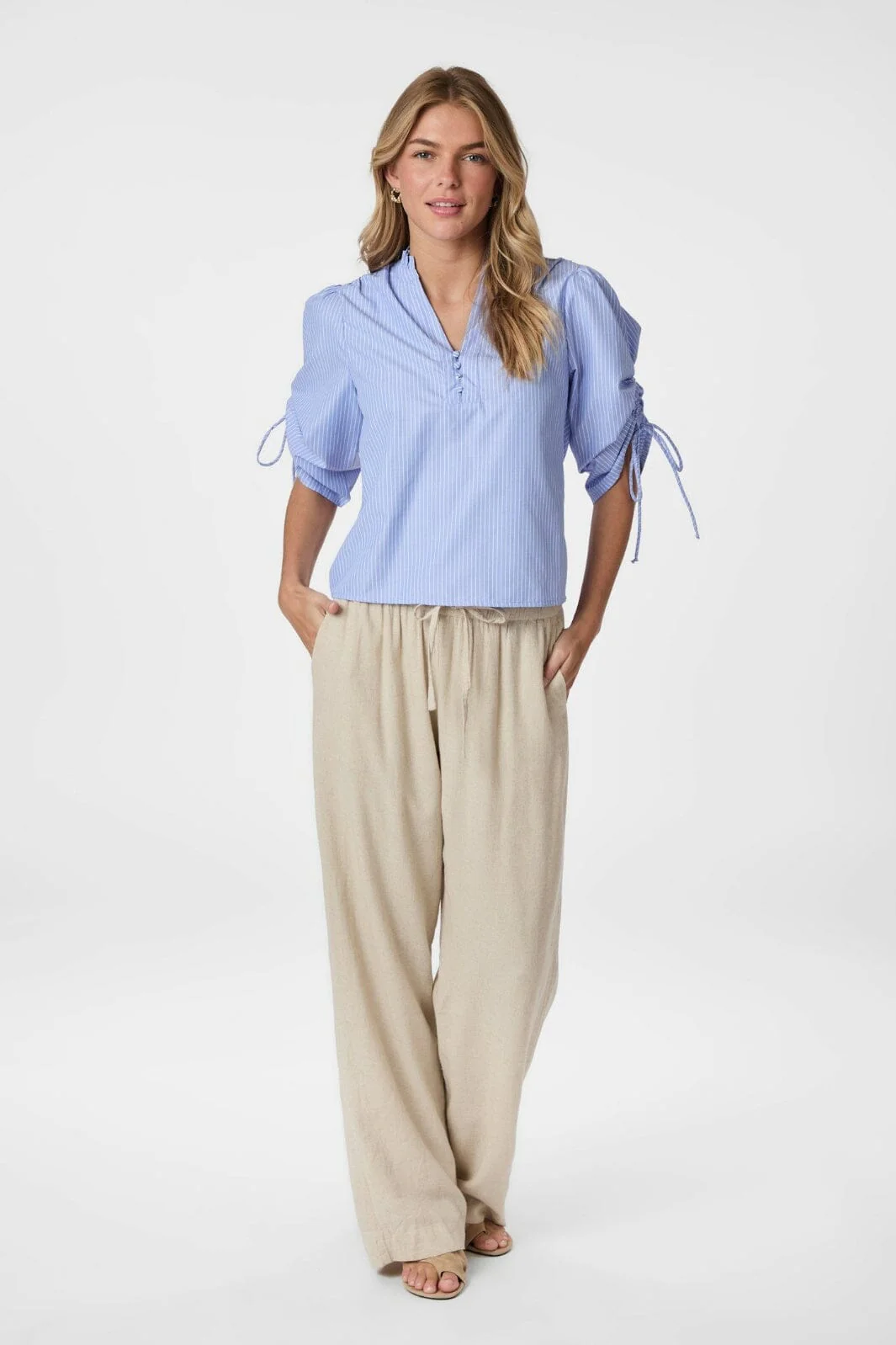 Neo Noir Ratta Stripe Blouse 166143