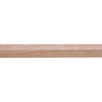 Schaaflat hardhout 12x12 mm, lengte 270 cm