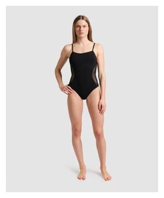 Maillot de Bain Arena Mesh Panels Swimsuit Noir