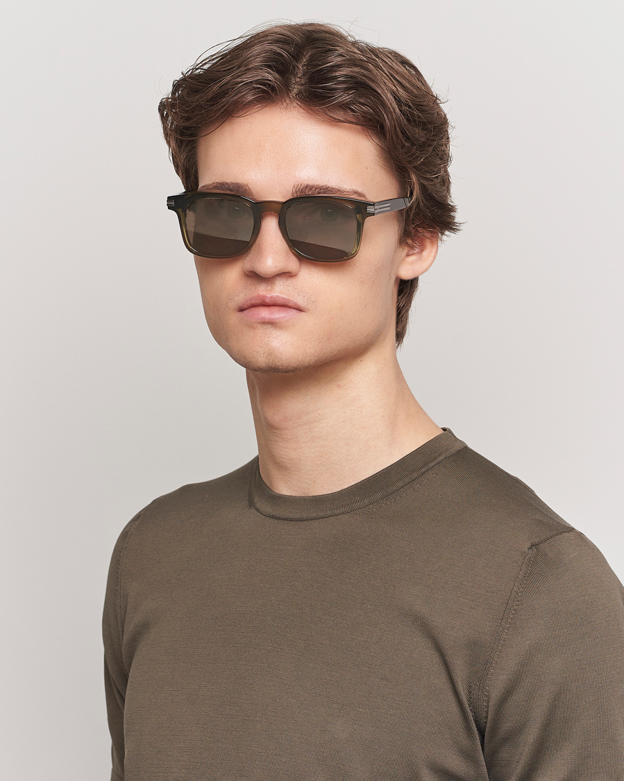 Zegna EZ0230 Sunglasses Dark Green/Roviex