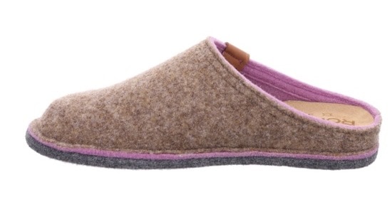 Rohde Pantoffel »LUCCA«  Clog, Hausschuh, Homeslipper in melierter Optik