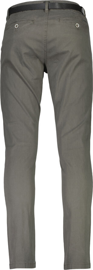 Lindbergh Chino m. bælte & stretch Grøn