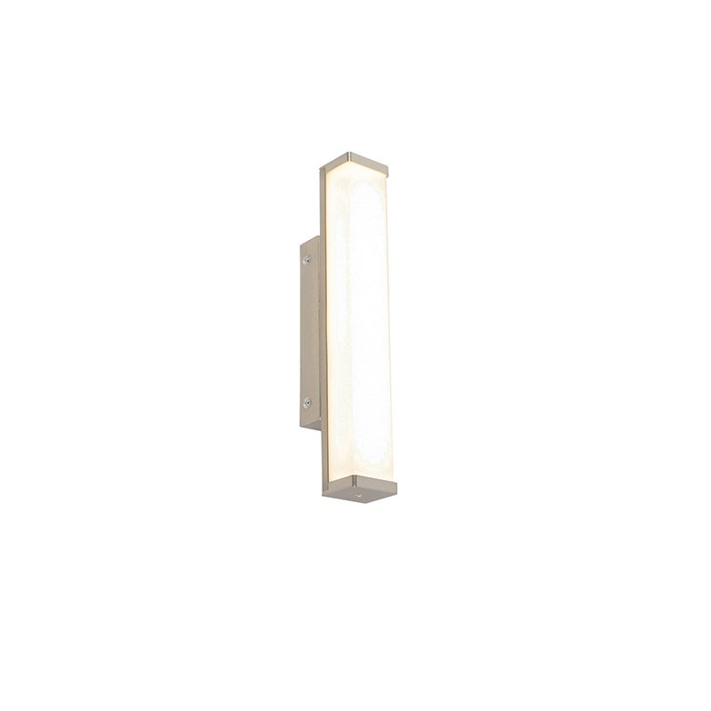 Badkamerwandlamp, staal, 32 cm, incl. LED, IP44 - Cascada